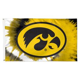 WinCraft - Iowa Hawkeyes 3' x 5' Tie-Dye Deluxe Single-Sided Flag - Multicolor