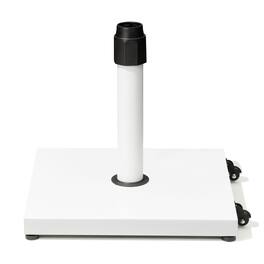 Crestlive Products - 42lbs Patio Umbrella Base with Wheels Heavy Duty for Outdoor Use Wind-Resistant Design - White