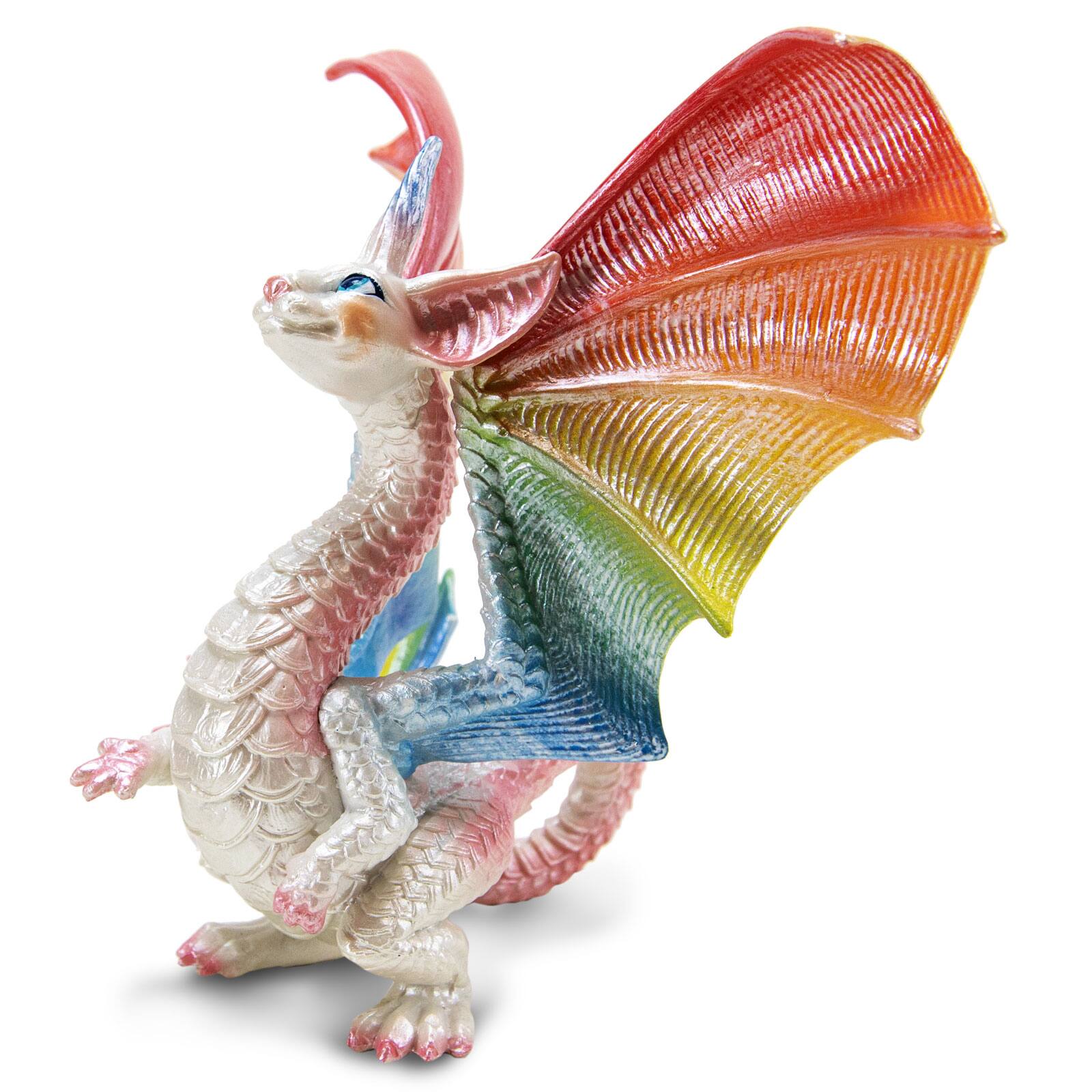 Alt View 2. Safari Ltd. - Fairy Rainbow Dragon Toy Figurine.