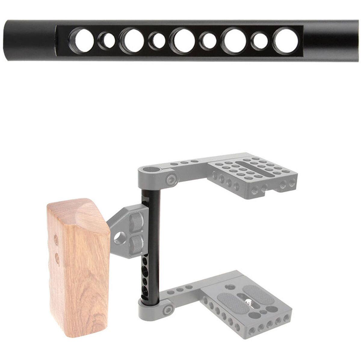 Alt View 3. CAMVATE - CAMVATE 15mm Side Cheese Rod with 1/4"  3/8" Thread, 125mm.
