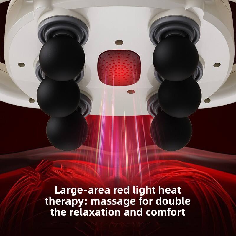 Large-area red light heat therapy: massage for double the relaxation and comfort