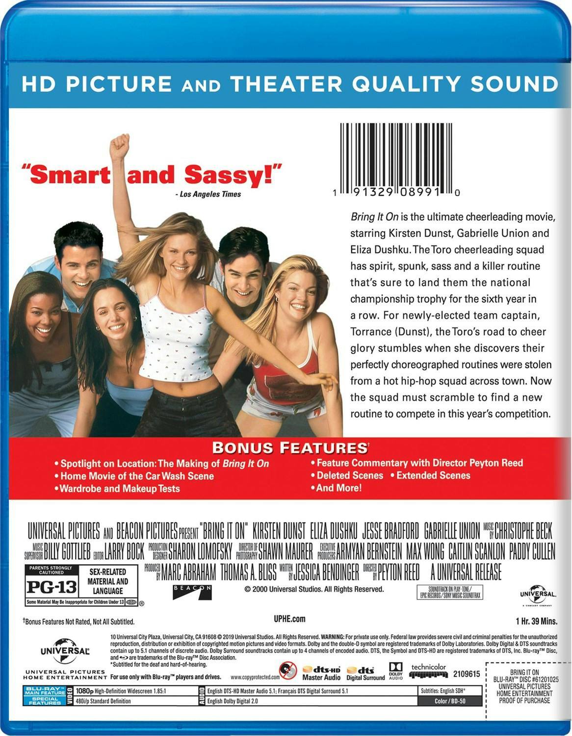 Back. Bring It On (Blu-ray New Box Art) [Blu-ray].
