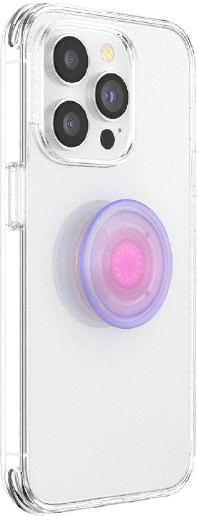 Angle. PopSockets - Adhesive Plant-Based PopGrip Universal Grip & Stand for Cell Phones - Aura.