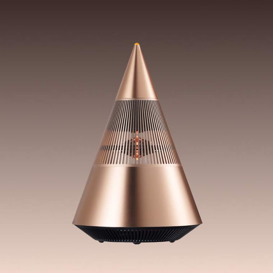 Anysun - Premium Metal 360° Surround Sound Portable Bluetooth Speaker - TWS Stereo Pairing, aptX HD