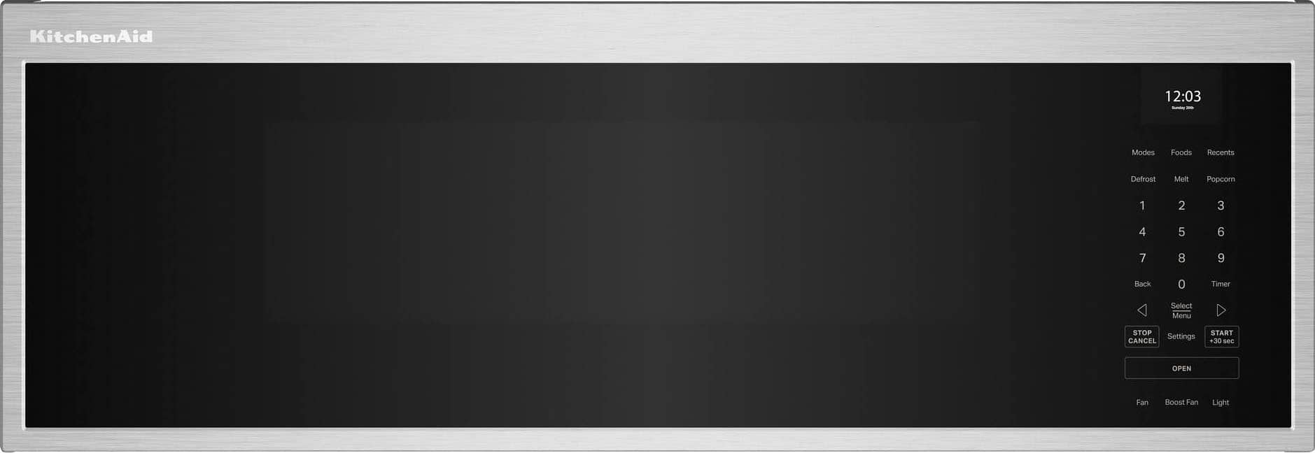 KitchenAid - 1.1 Cu. Ft. Low Profile Over-the-Range Smart Microwave with Sensor Cooking and Dual Fan Ventilation - Stainless Steel Fingerprint Resistant