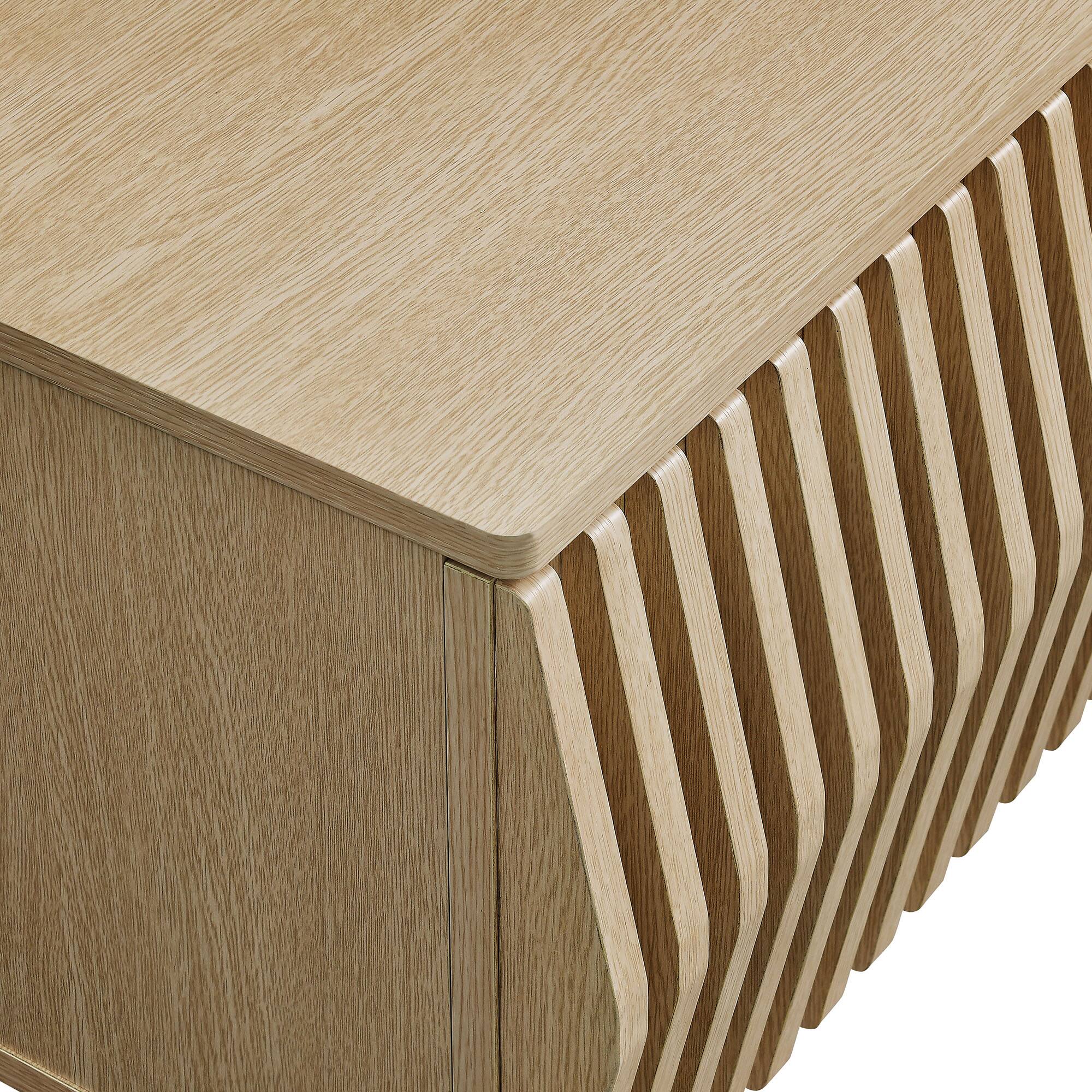 Alt View 4. Modway - Vaughn 64" Wall Mount TV Stand by Modway - Ash.