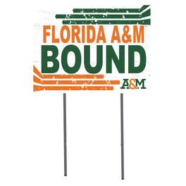 Jardine - Florida A&M Rattlers 18'' x 24'' Bound Yard Sign - White