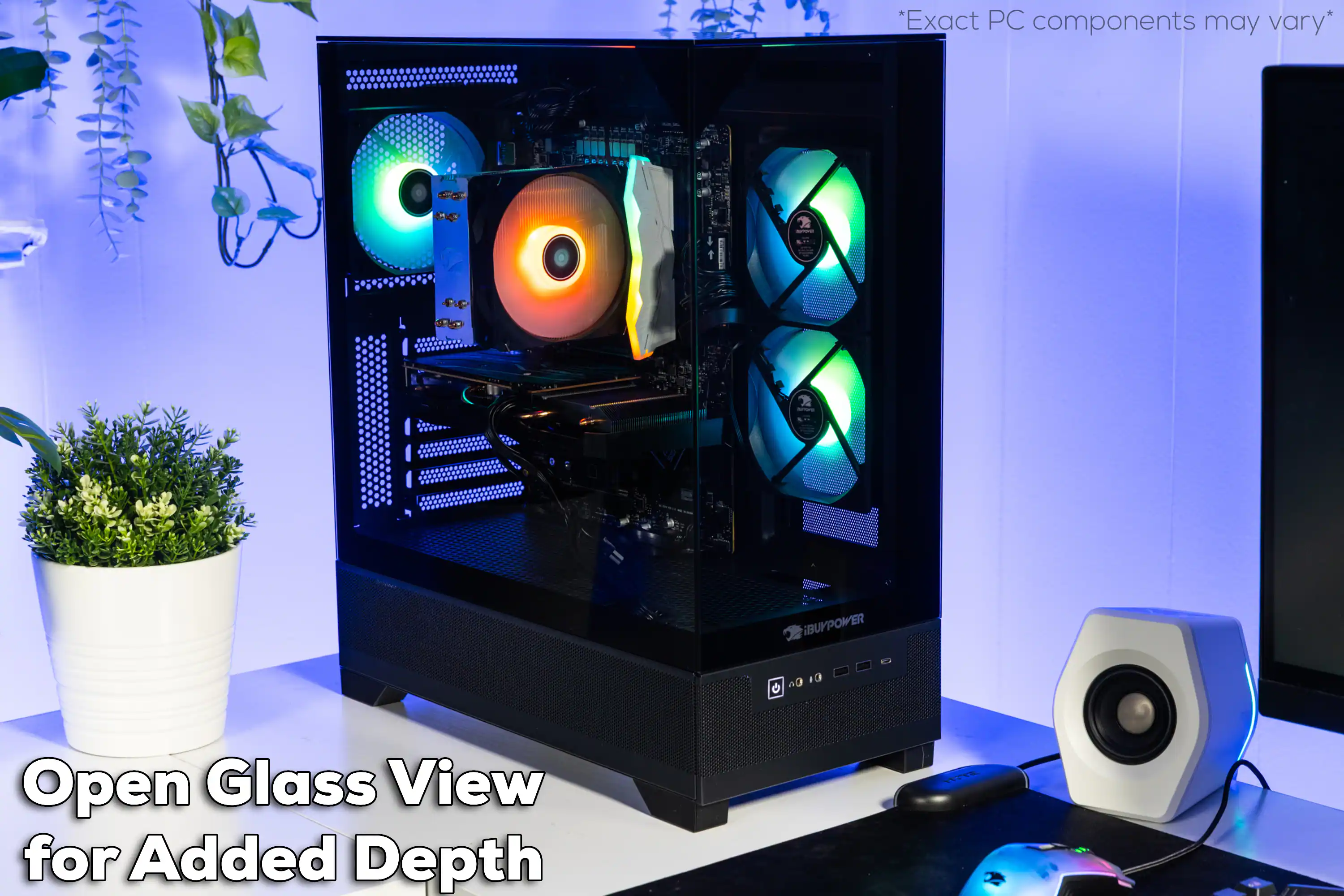 Exact PC components may vary. Open Glass View for Added Depth.