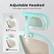 Adjustable Headrest
Multi-angle support to relax the neck
5.1" Lifting
30° Rotating