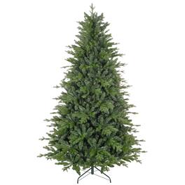 BreeBe - 7ft Artificial Christmas Tree with 2445 Tips - Green