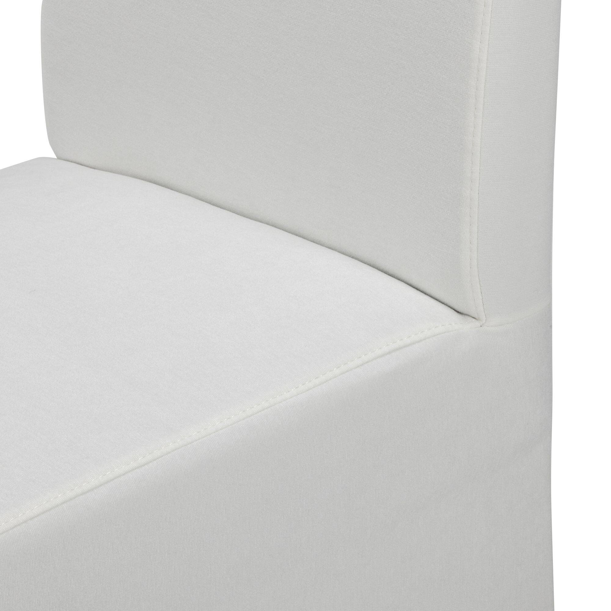 Alt View 4. Plank+Beam - Chesnee Dining Chair with Long Slipcover, Bone MB2405-01 (2 Pack) - Bone.