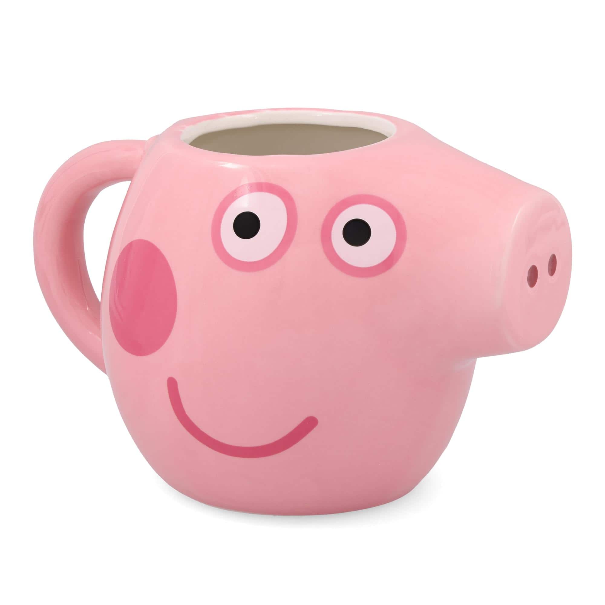 Silver Buffalo - Peppa Pig Sculpted Ceramic Mug | Holds 20 Ounces - Pink price history on PriceWatchPro