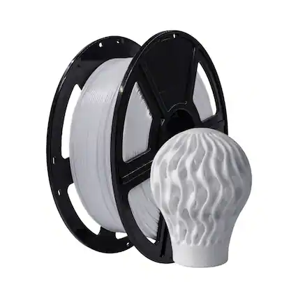 Front. Flashforge - HS PETG 3D Printer Filament-1.75mm-1kg (2.2 lbs) Spool - White.