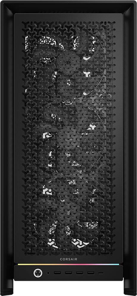 Angle. CORSAIR - 5000D RS Mid-Tower Modular PC Case - Black.