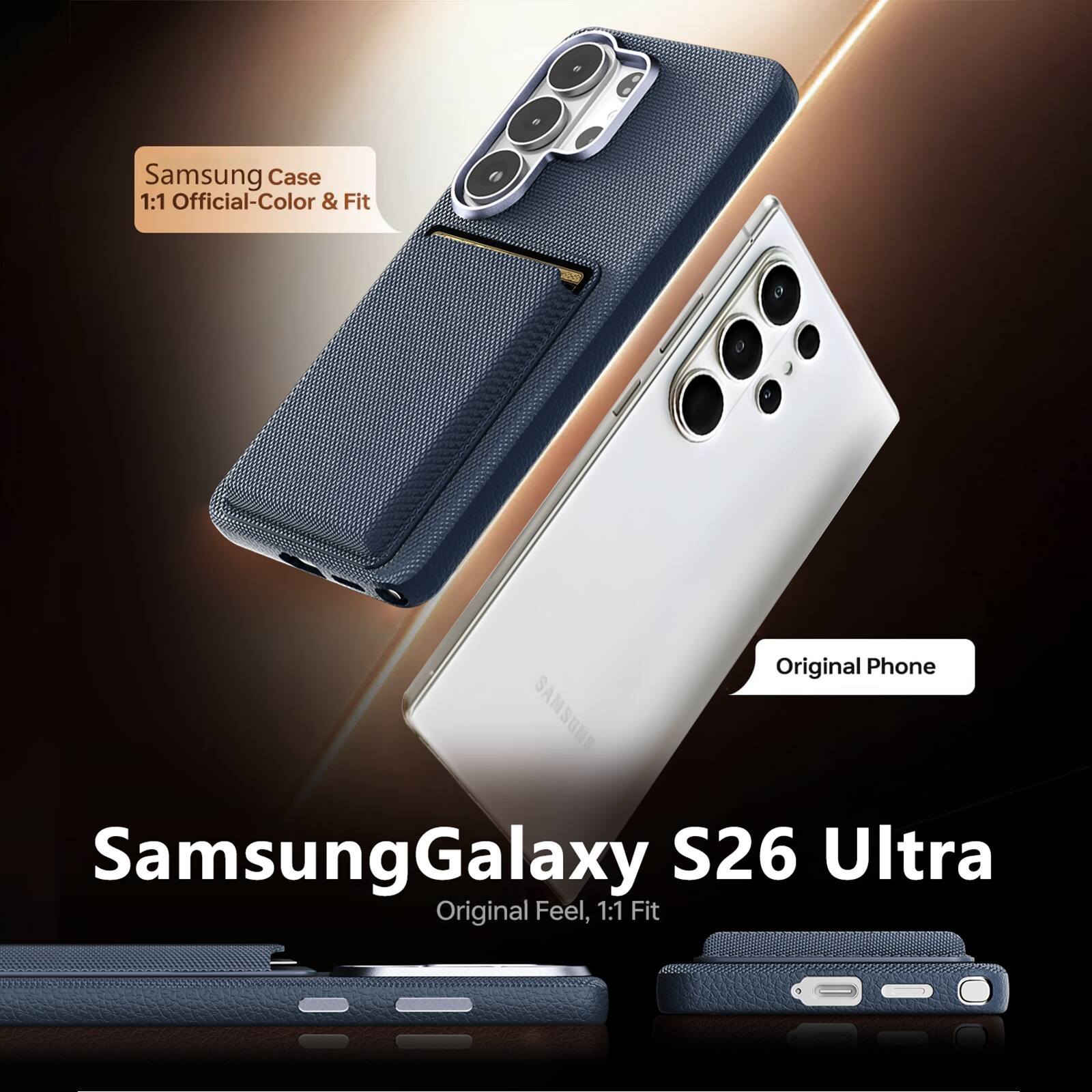 Samsung Case 1:1 Official-Color & Fit

Samsung Galaxy S26 Ultra

Original Phone

Original Feel, 1:1 Fit