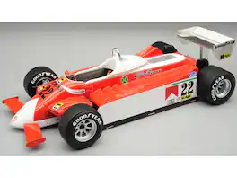 Alfa Romeo 179 #22 F1 "Dutch GP" (1980) "Mythos Series" with Display Case Limited Edition 1/18 Model Car by Tecnomodel