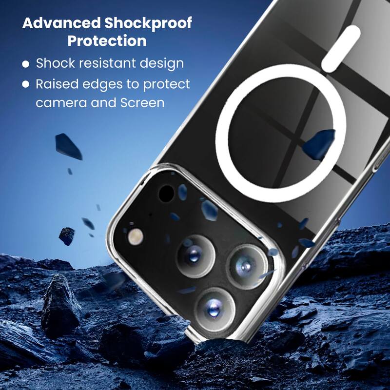 Advanced Shockproof Protection

- Shock resistant design
- Raised edges to protect camera and Screen