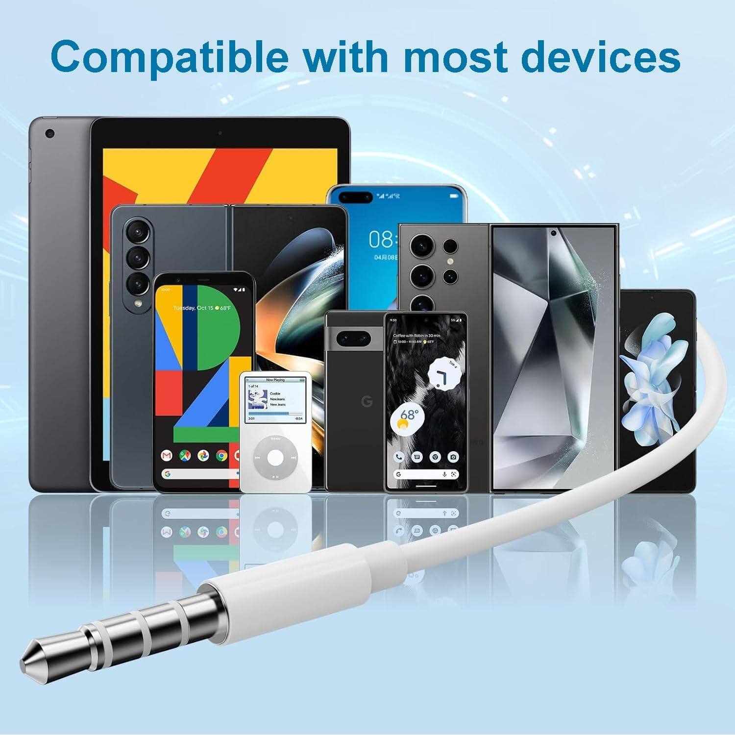 Compatible with most devices