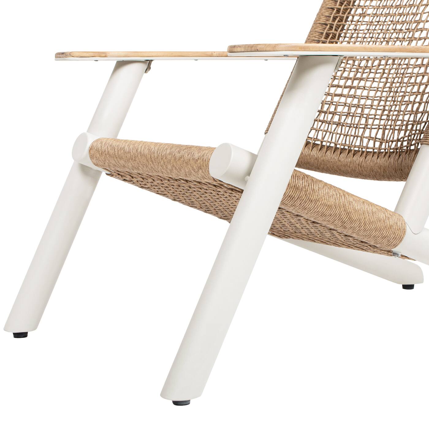 Alt View 4. Mondawe - Adirondack Outdoor Lounge Chair - Beige.