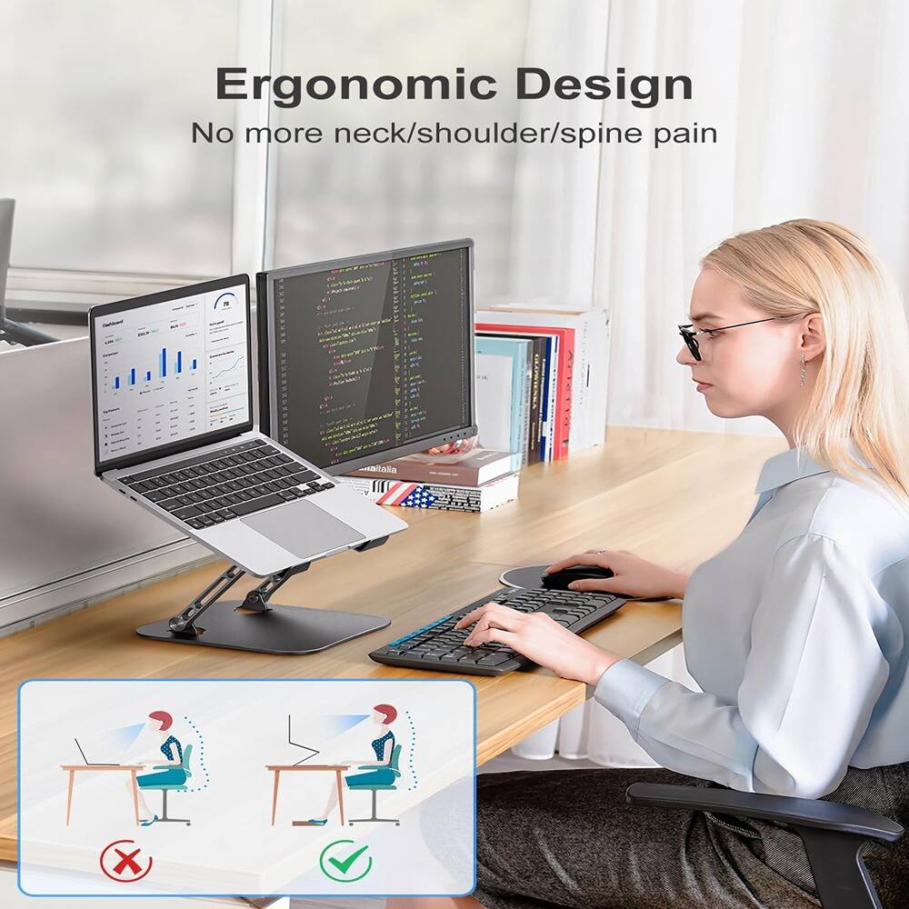 Ergonomic Design  
No more neck/shoulder/spine pain