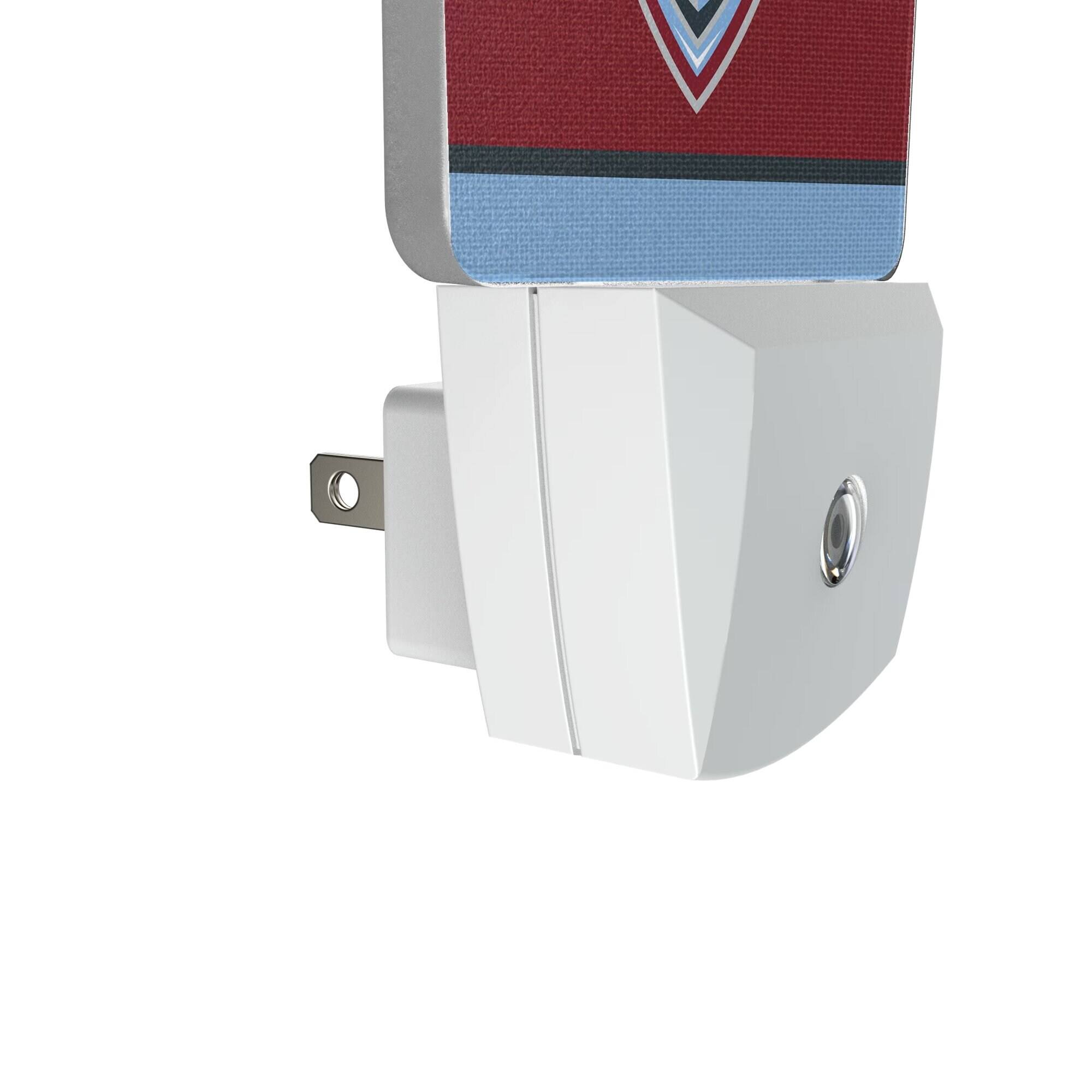Alt View 2. Keyscaper - Colorado Rapids Team Stripe Nightlight 2-Pack - Multicolor.