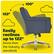 Easily reclines up to 122° (more than the industry standard)