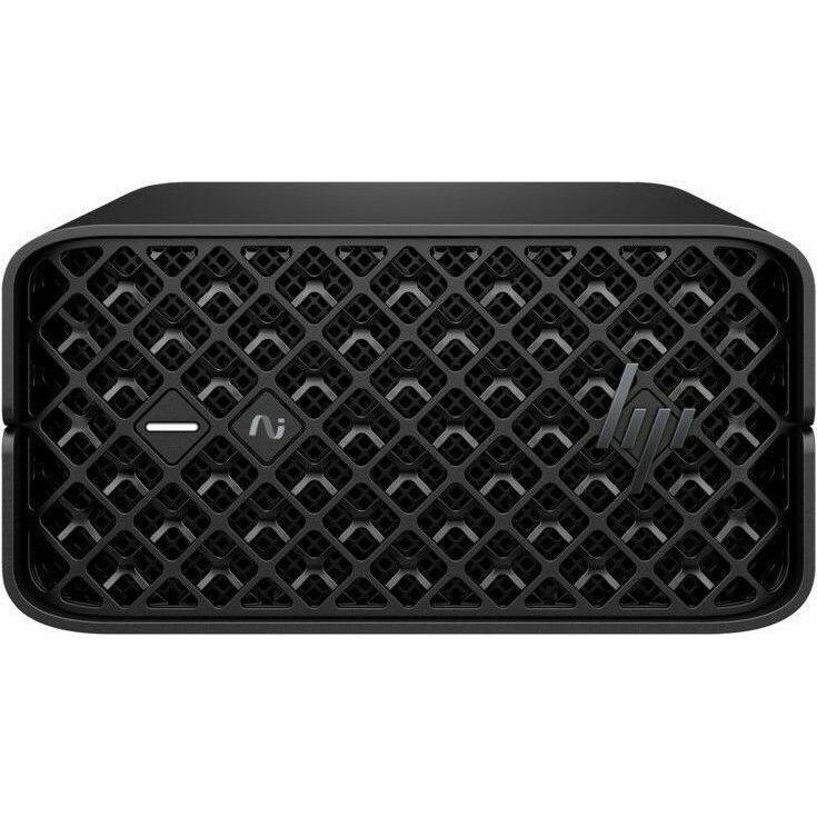 Alt View 4. HP - HP Z2 Mini G1a Workstation - 1 x AMD Ryzen AI MAX PRO 390 - 32 GB - 1 TB SSD - Mini PC - Jet Black - AMD Chip - Windows - Black.