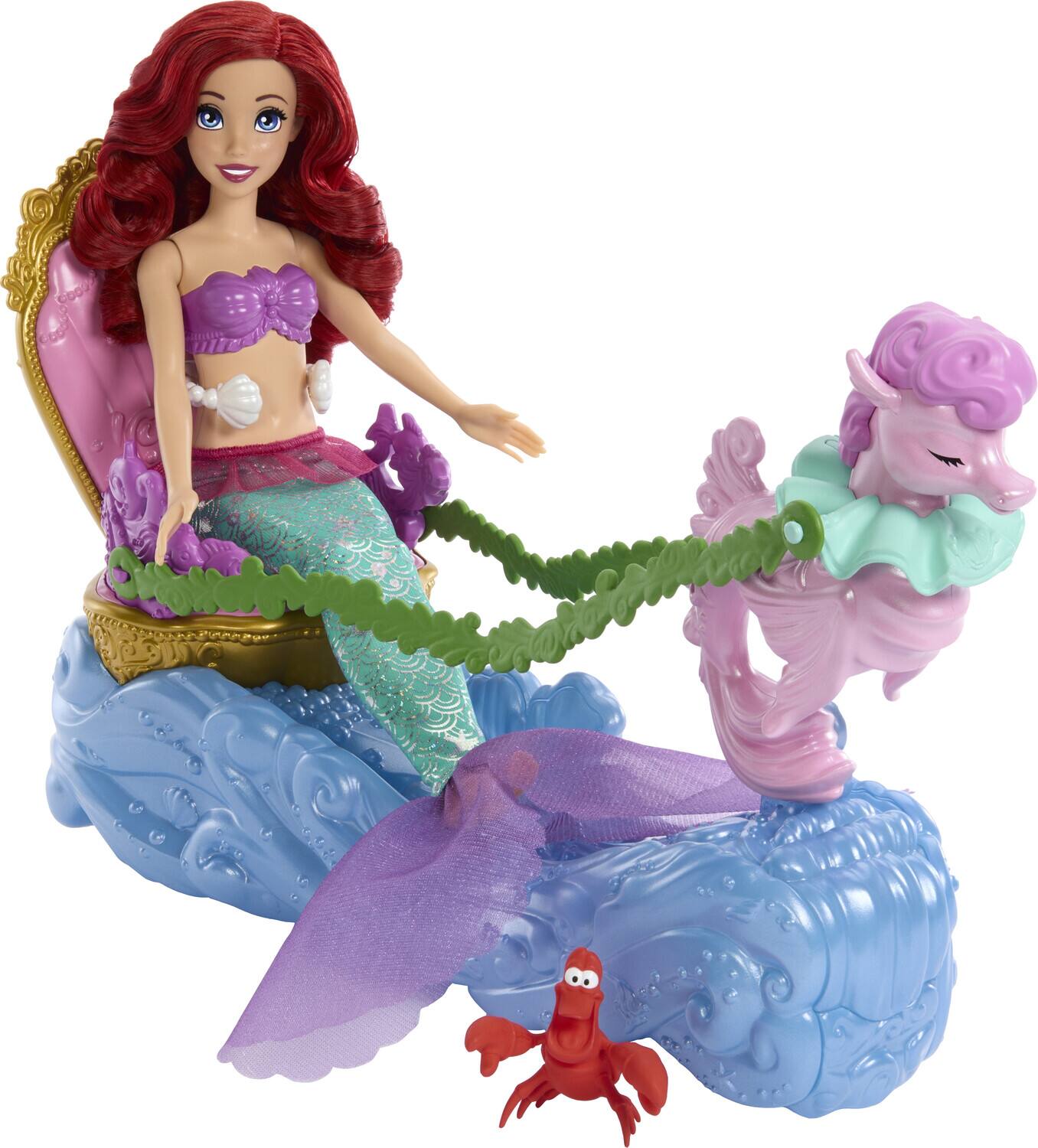 Alt View 2. Mattel - Mattel - Disney Princess Ariel's Chariot   - Collectibles - Multicolor.