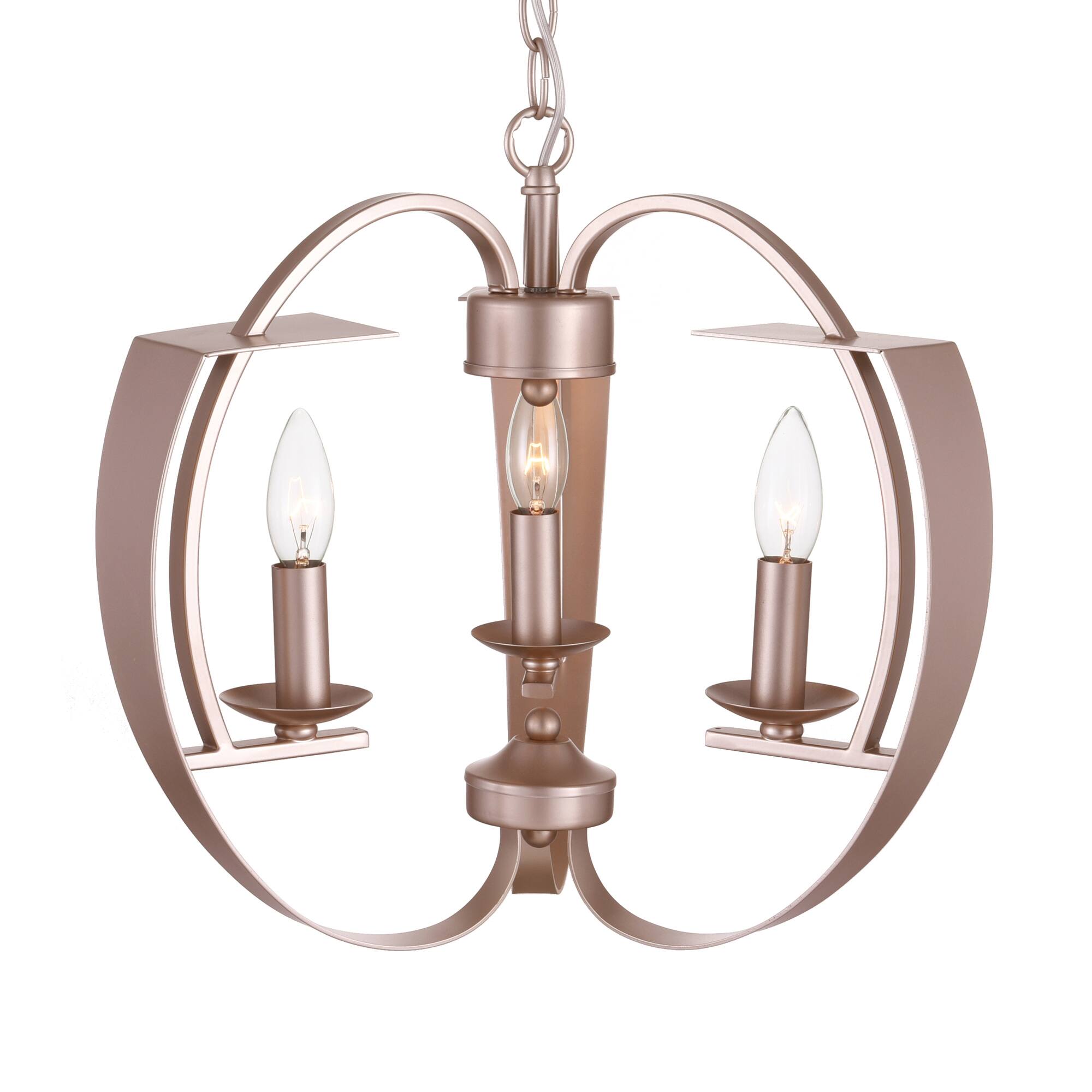 Left. CWI Lighting - Verbena 3 Light Chandelier With Pewter Finish - Pewter.