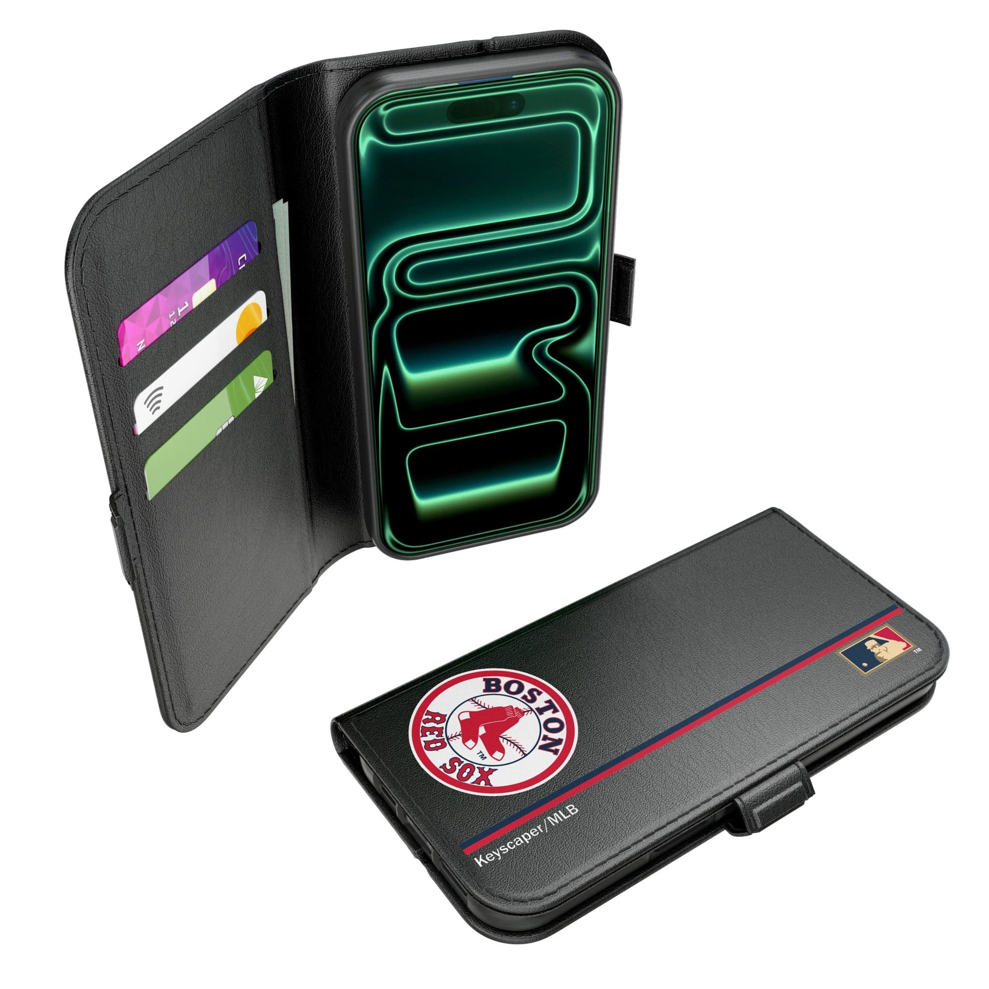 Keyscaper - MLB - Boston Red Sox - iPhone Folio 2.0 Case - 17 - Black price history on PriceWatchPro
