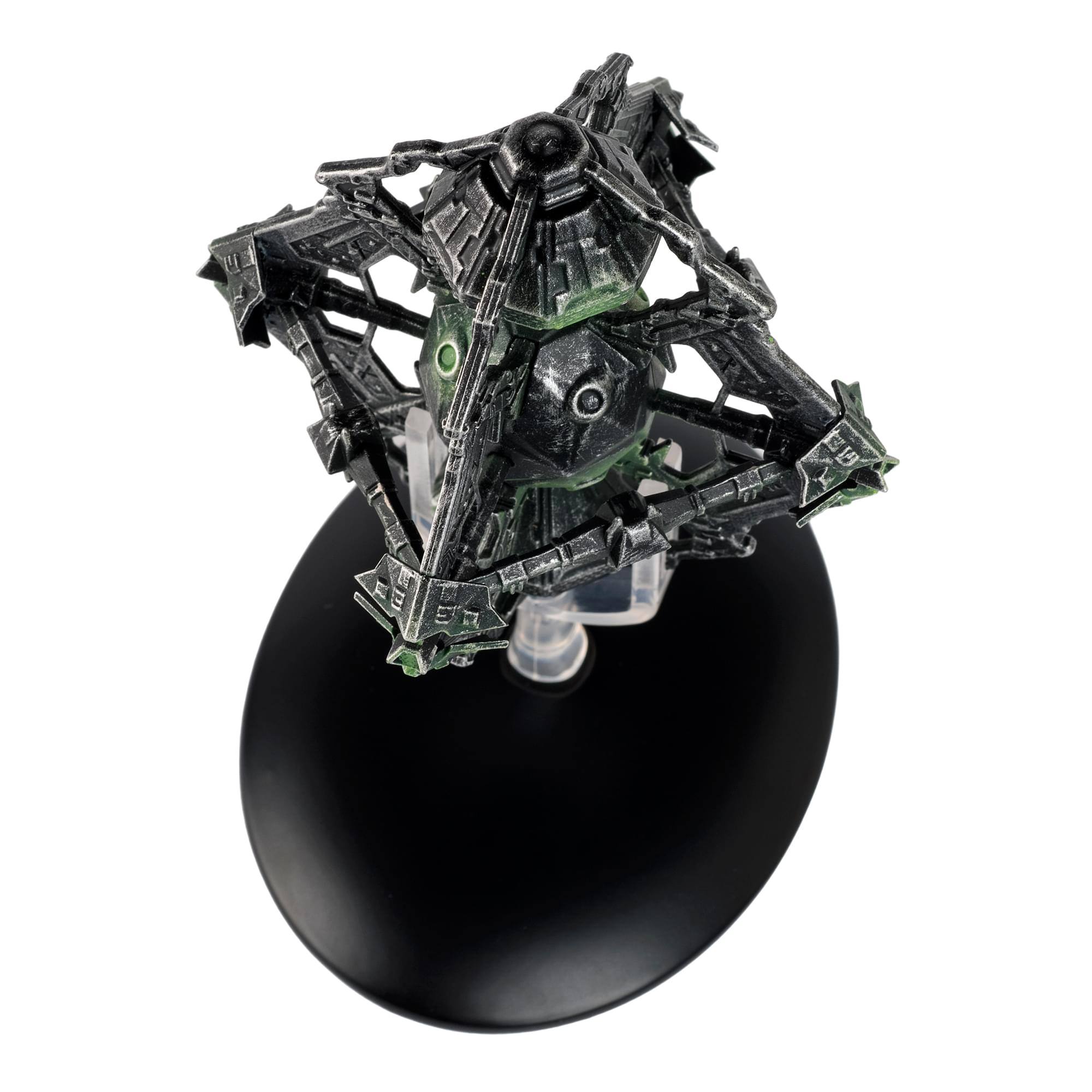 Alt View 3. Eaglemoss - Eaglemoss Star Trek Starship Replica | Borg Queen Ship - Black.