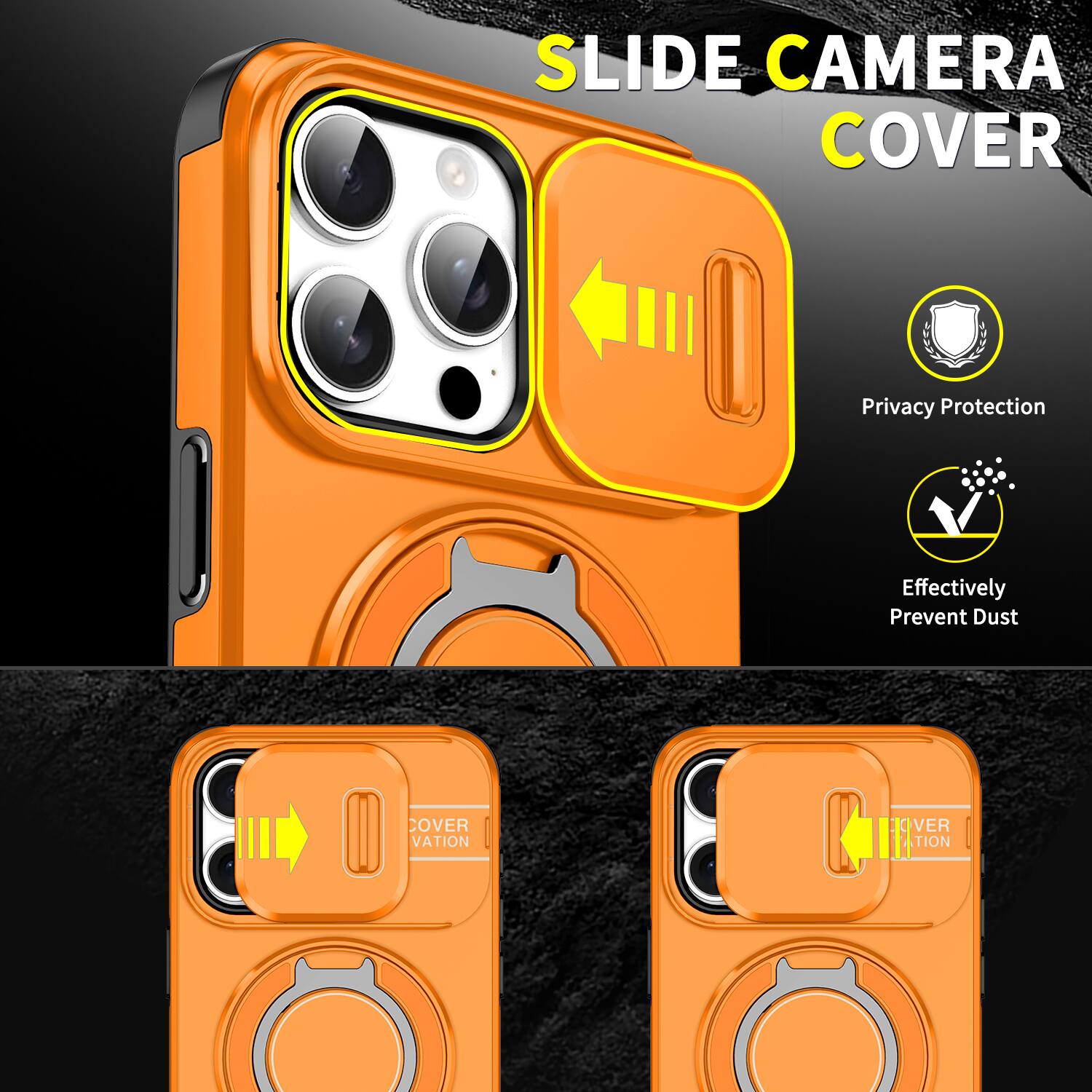 SLIDE CAMERA COVER

Privacy Protection

Effectively Prevent Dust