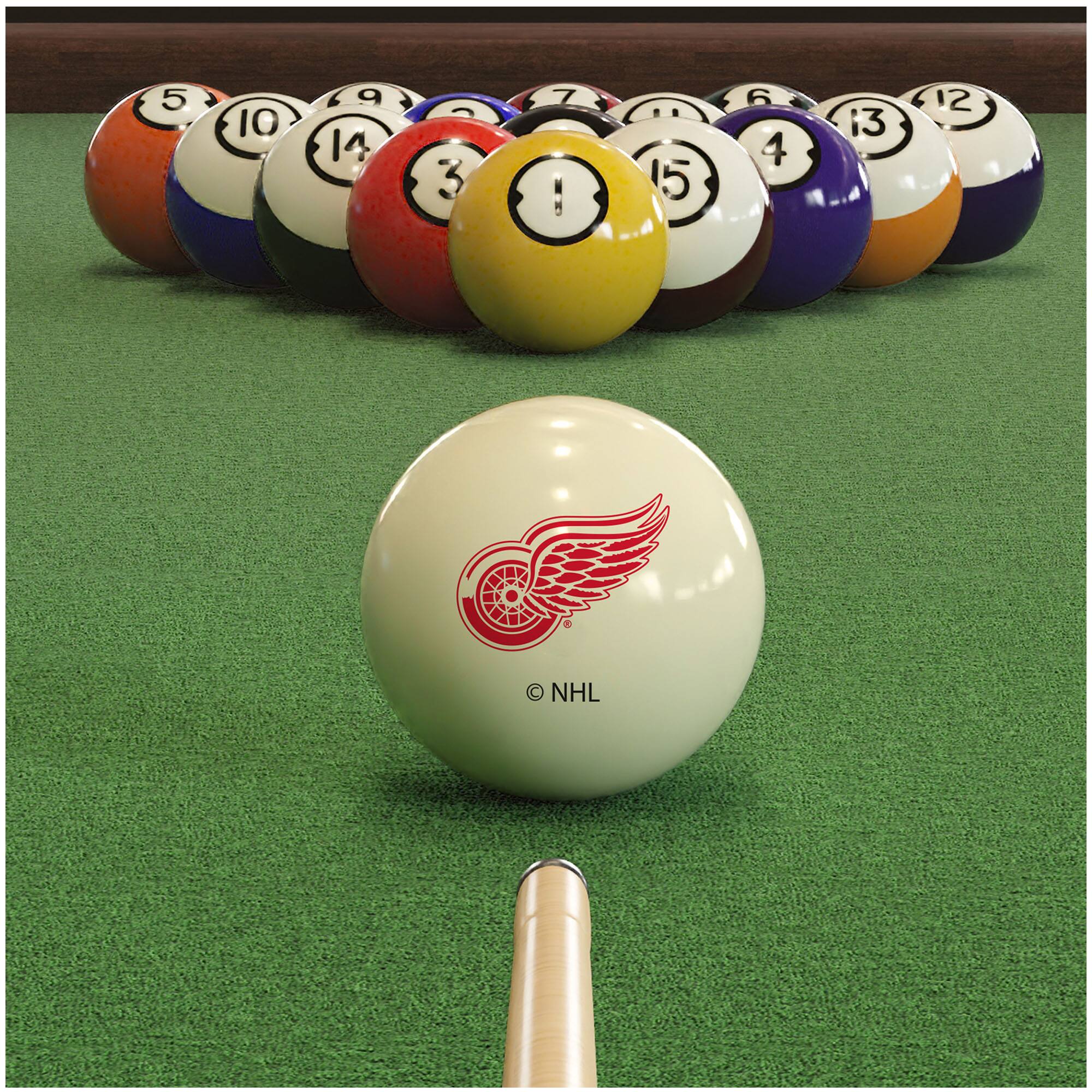 Alt View 1. Imperial - Cream Detroit Red Wings Retro Billiard Ball Set - Multicolor.