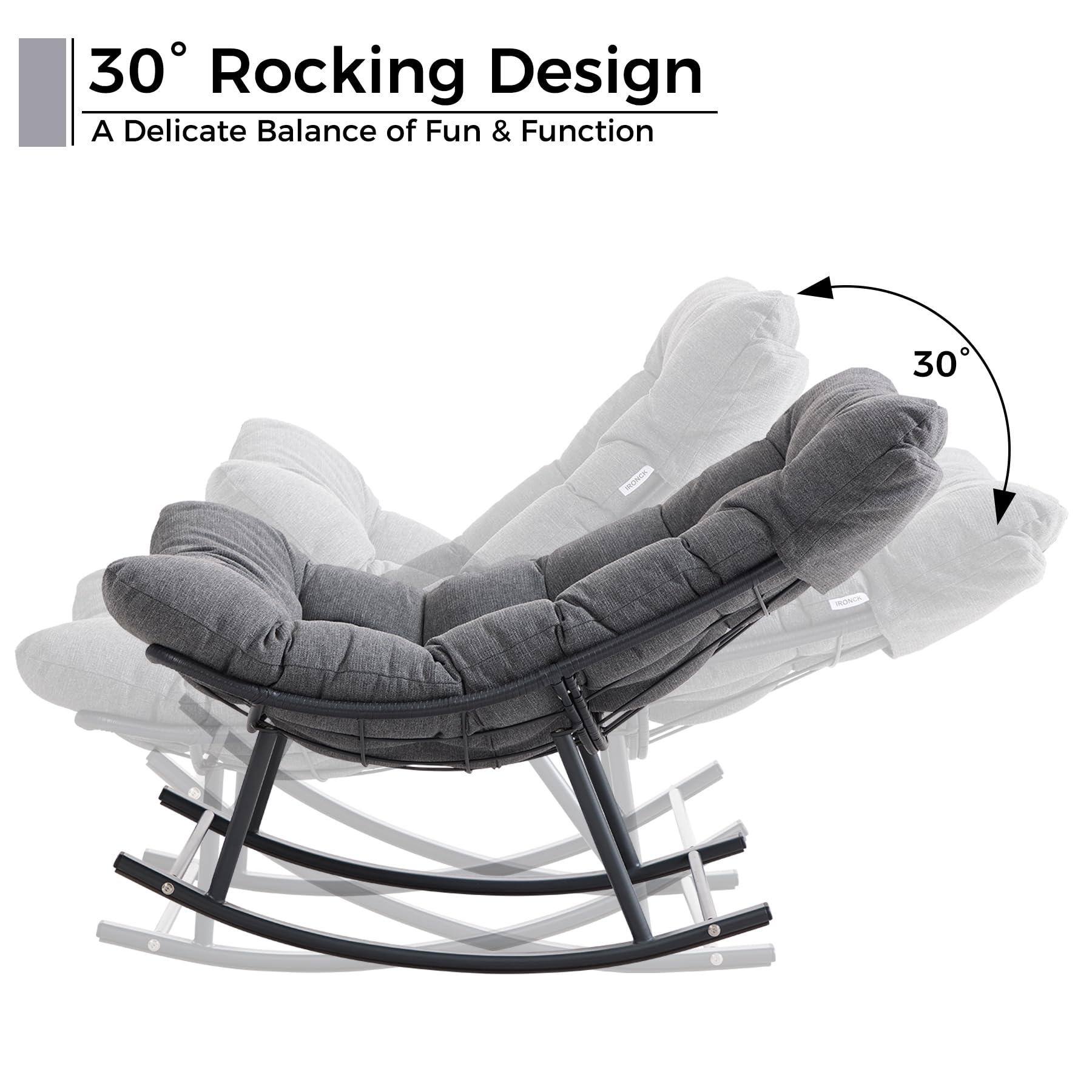 30° Rocking Design  
A Delicate Balance of Fun & Function