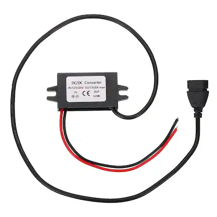 DC/DC Converter
IN: 12V/24V
OUT: 5V3A max
CE
USB
IN
OUT