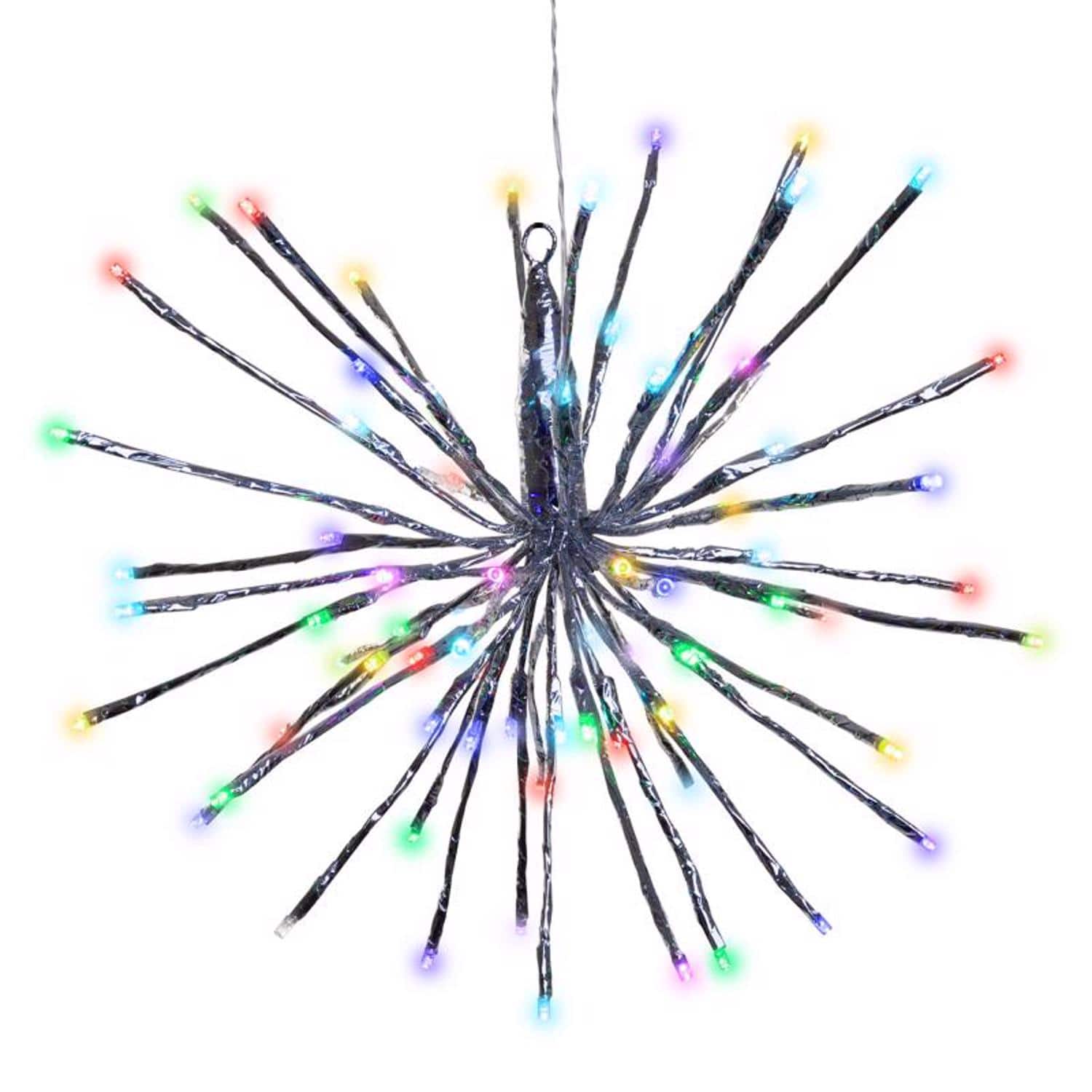 Celebrations - Platinum LED RGBW Radiant Blast 16 in. Hanging Decor - Multicolored