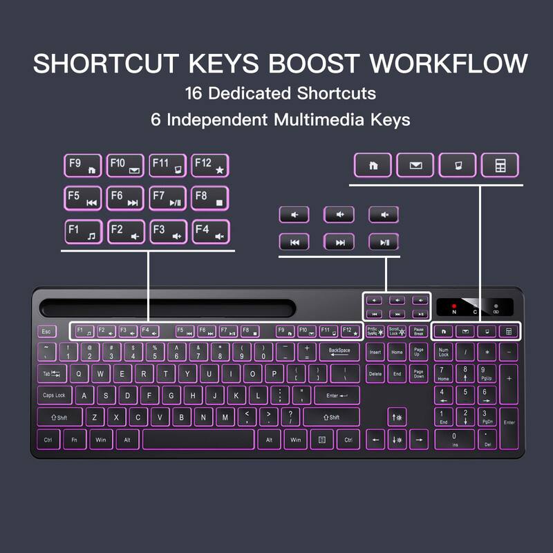 SHORTCUT KEYS BOOST WORKFLOW

16 Dedicated Shortcuts  
6 Independent Multimedia Keys

F1 F2 F3 F4 F5 F6 F7 F8 F9 F10 F11 F12

Esc F1 F2 F3 F4 F5 F6 F7 F8 F9 F10 F11 F12

BackSpace Insert Home Page Up Page Down End

Caps Lock Shift Ctrl Win Alt

Q W E R T Y U I O P

A S D F G H J K L

Z X C V B N M

1 2 3 4 5 6 7 8 9 0

- + = [ ] \ ; ' , . /
