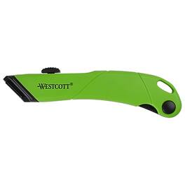 Westcott - Retractable Safety Cutter, (00741) - Green