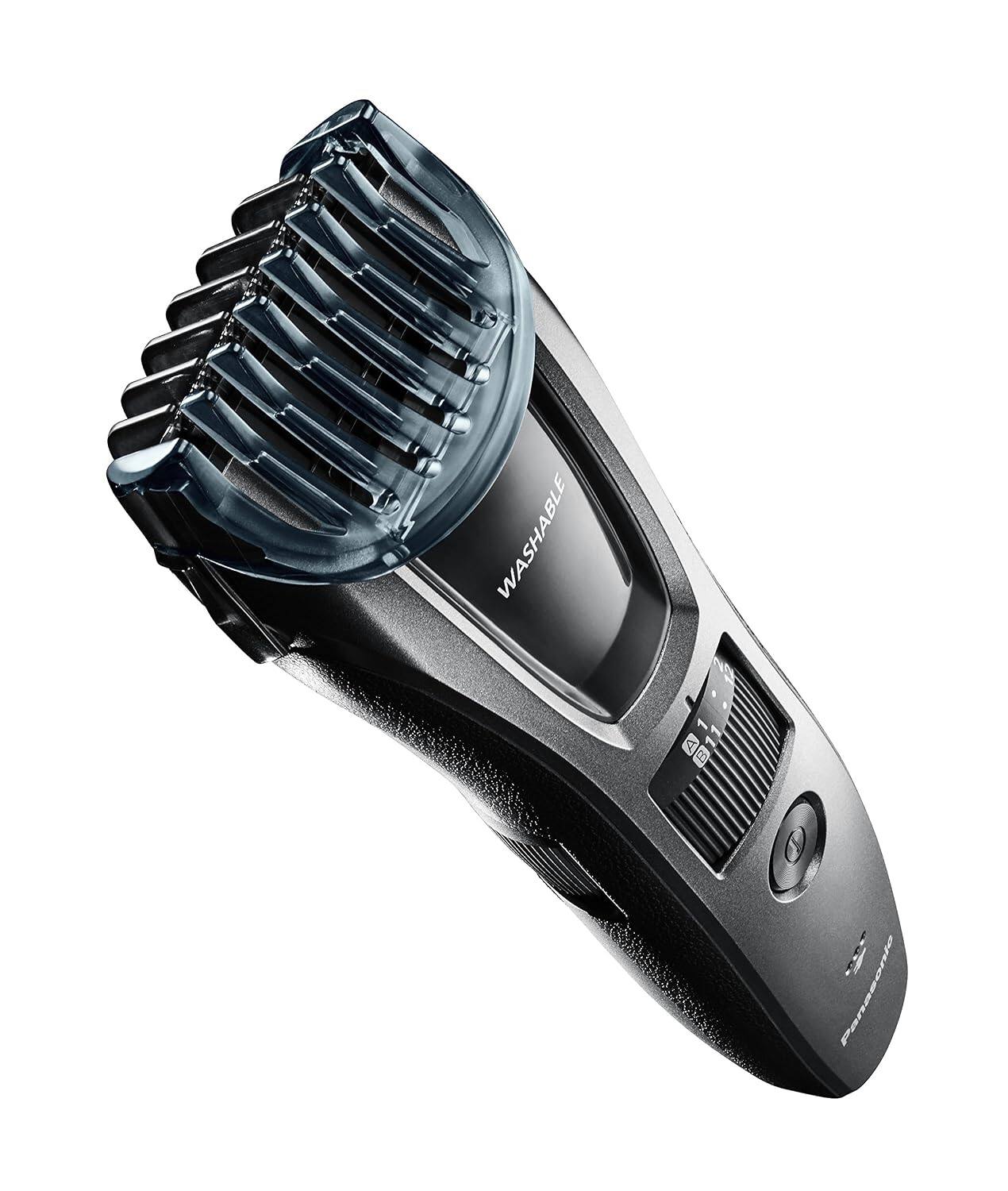 Alt View 2. Panasonic - Panasonic Men's Hair and Beard Trimmer, ER-GB60-K (Black) - Black.