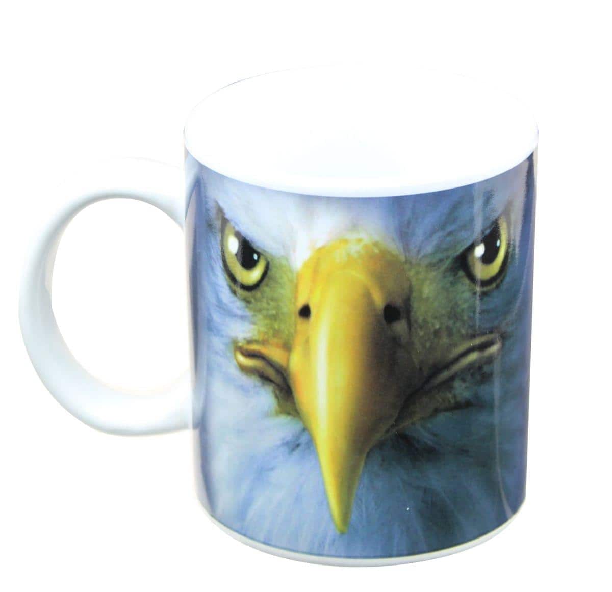 Just Funky - Eagle Face 11oz Coffee Mug - Multicolored