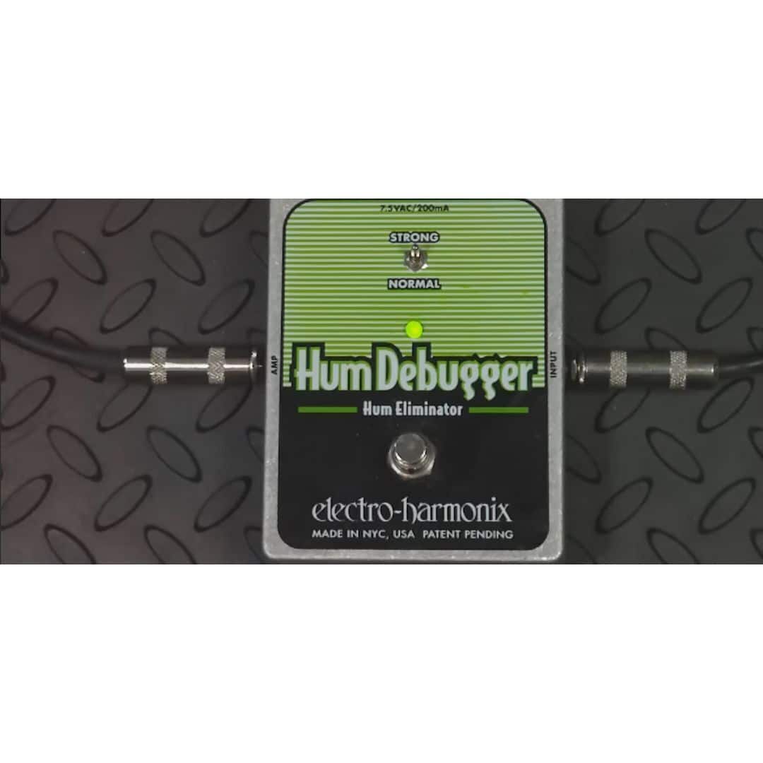 Harmonix Hum Debugger Hum Eliminator Pedal HUMDEBUGGER Green