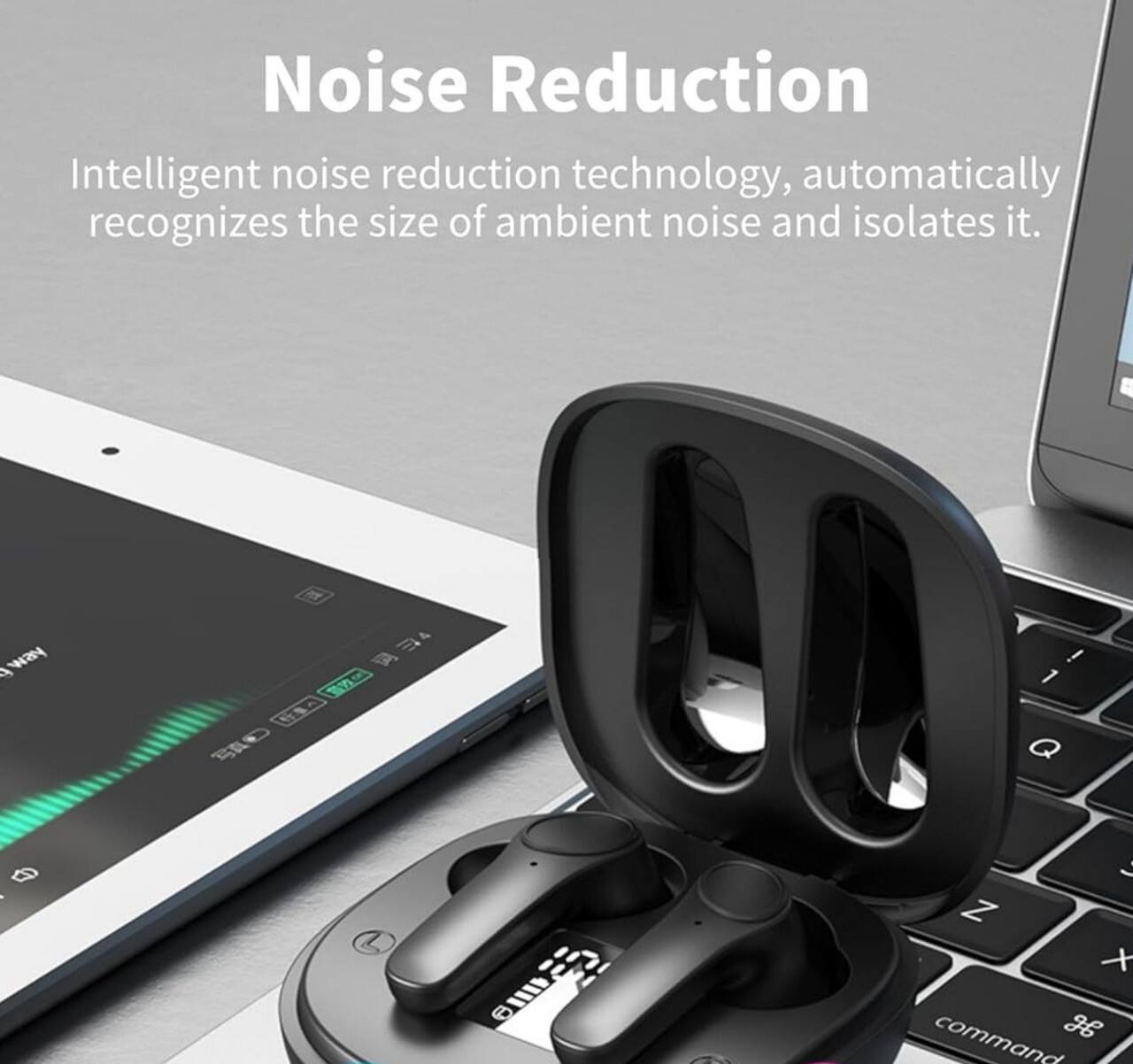 Noise Reduction

Intelligent noise reduction technology, automatically recognizes the size of ambient noise and isolates it.