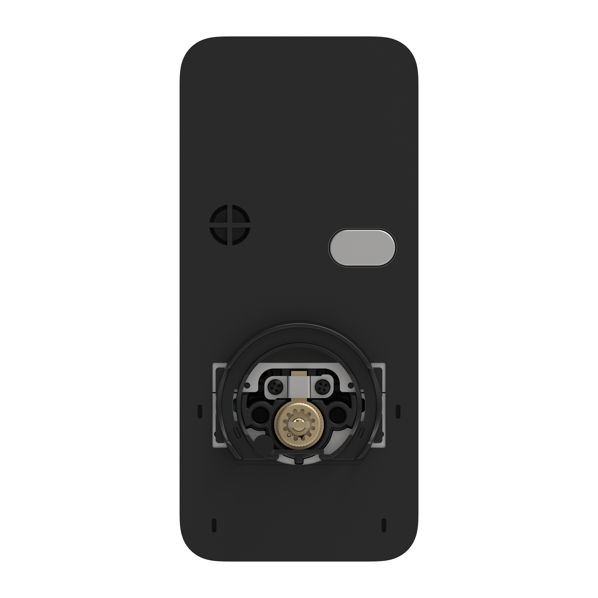 Alt View 1. Aqara - UWB Smart Lock U400 Kit with M100 Hub, Matter, Thread, Wifi, Apple Home Key, Fingerprint, Rechargeable Battery, Black - Black.