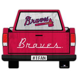 Fan Creations - Atlanta Braves 12'' x 12'' Truck Back D-cor - Multicolor