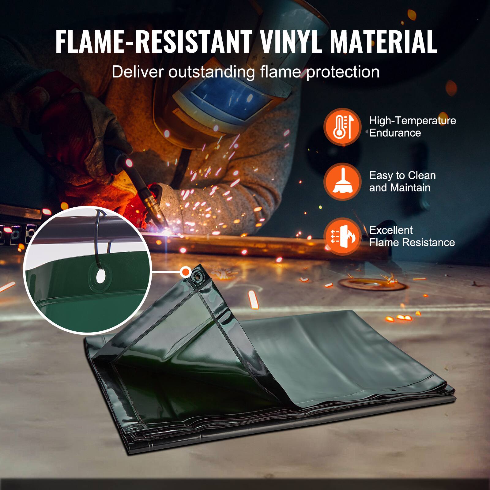 FLAME-RESISTANT VINYL MATERIAL  
Deliver outstanding flame protection

- High-Temperature Endurance
- Easy to Clean and Maintain
- Excellent Flame Resistance