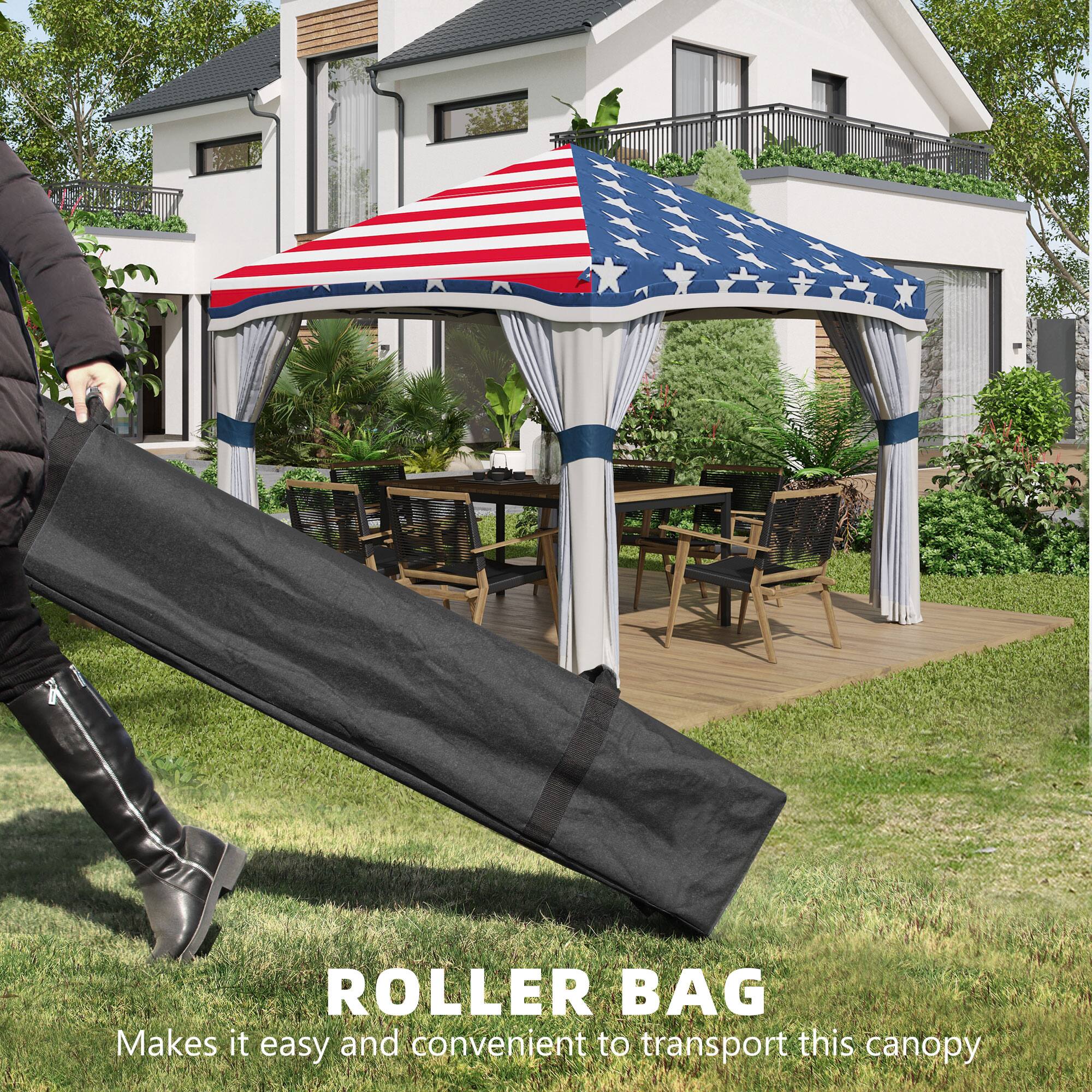ROLLER BAG
Makes it easy and convenient to transport this canopy