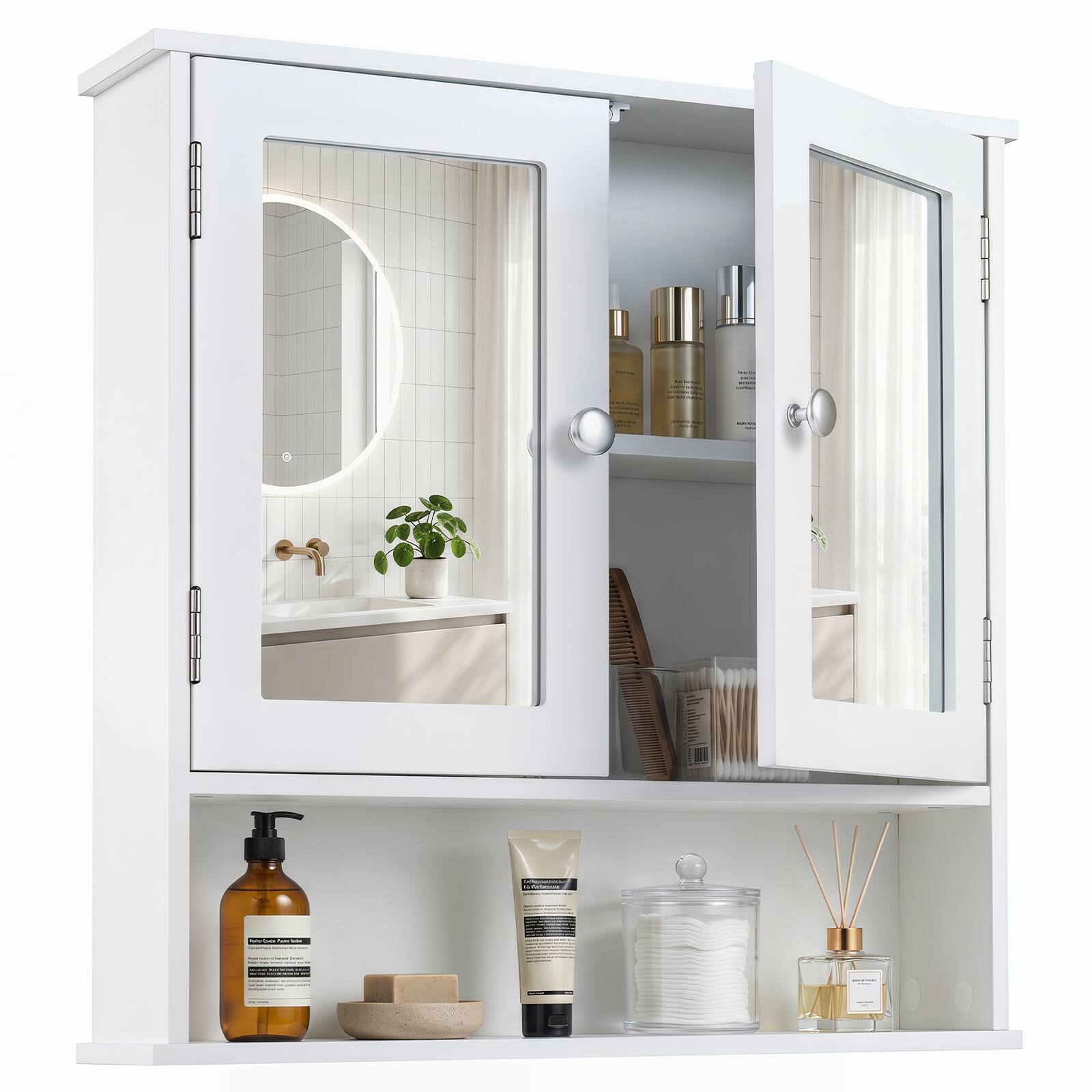 White Wood Cabinet