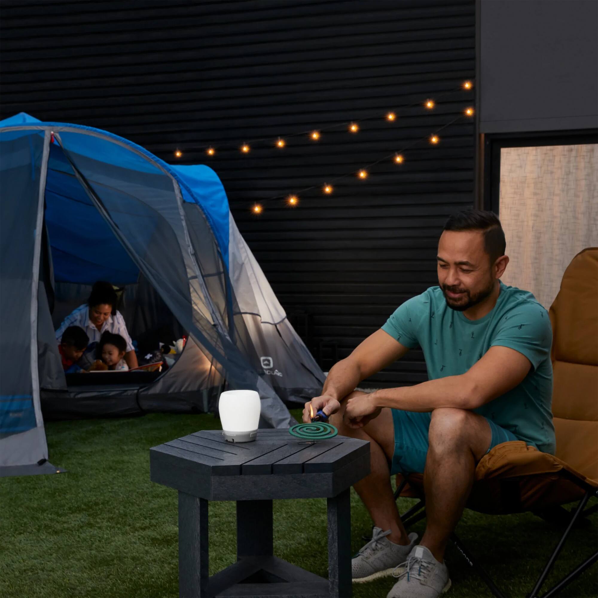 Alt View 8. Outbound - Outbound 8 Person 3 Season Easy Up Camping Dome Tent with Rainfly & Porch, Blue - Multi.