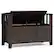 Left. Simpli Home - Acadian Small Entryway Storage Bench - Brunette Brown.