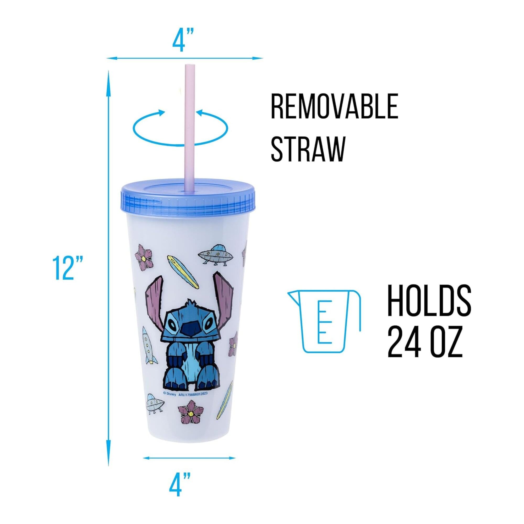 4"  
REMOVABLE STRAW  
12"  
HOLDS 24 OZ  
4"